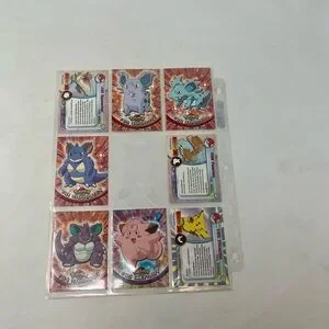 Pokemon 1999 Topps TV Series 1 Blue/Black Label Mix TCG 60 / 89 Of Complete Set