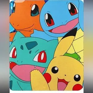 Pokemon Meet the Group" Fleece Throw Blanket 45" x 60" Multi Color
