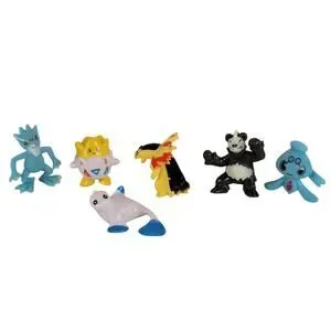 Pokémon Mini Figures Lot of 6 Togepi Golduck Pangoro Manaphy & More Approx. 1"