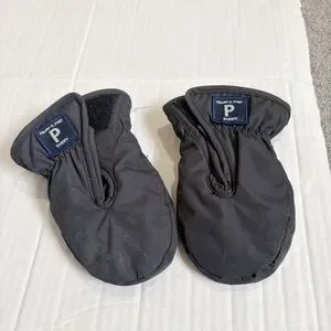 Polarn O Pyret Sweden 1-2 Year Old Insulated Mittens Primaloft Hook and Loop