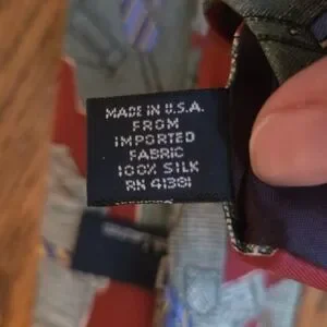 POLO RALPH LAUREN 100% Silk Tie Made In USA
