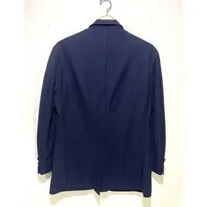 Polo Ralph Lauren Deconstructed Knit Blazer Stretch Casual Blue Sports Men's L