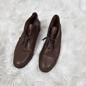 Polo Ralph Lauren Marlow BO CSL Chukka Boots Oiled Leather Brown Men's Size 10.5