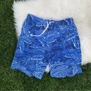 Polo Ralph Lauren Mens Kailua Floral Board Shorts Blue Tropical Mediun