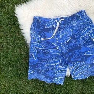 Polo Ralph Lauren Mens Kailua Floral Board Shorts Blue Tropical Mediun