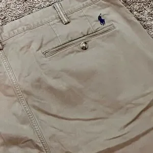 Polo Ralph Lauren Pants Mens 40x30 Chino Flat Front