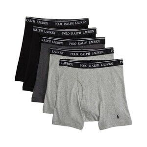 Polo Ralph Lauren Underwear Men's L Multi Classic-Fit Boxer Briefs 5-Pack QLW354