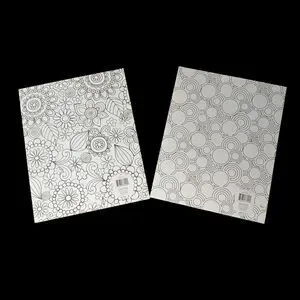 Portfolio Folders To Color Flowers And Circles Vintage 2010 Gartner Set Of Two