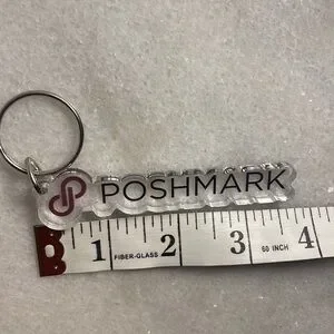 Poshmark Keychain Plastic Nameplate Accessory New