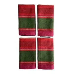 Pottery Barn Hermosa Stripe Napkins Set Of 4