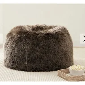 Pottery Barn Luxe Faux Fur Bean Bag Cover