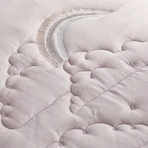 Pottery Barn Marlo Tencel Quilt Twin Size Lavender Purple Bedding NEW