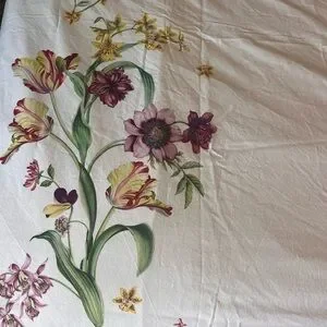 Pottery Barn Monique Lhuillier Isabelle Organic Floral Duvet Full Queen Duvet