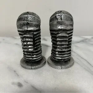 Pottery Barn pewter Seahorse Salt And Pepper Shakers