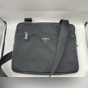 Prada Nylon Crossbody Work Bag