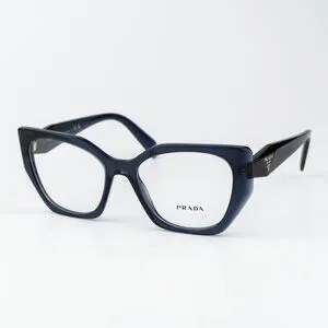 Prada Women Eyeglasses Blue Crystal Cat Eye PR18WV 08Q1O1 BRAND NEW