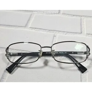 Pre Owned COACH HC 5073 9017 DARK SILVER BLACK AUTHENTIC EYEGLASSES RX 52-16-135