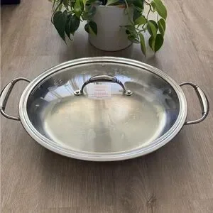 Princess House 4 Quart Stainless Steel Casserole Pot
