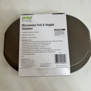 Progressive Prep Solutions Microwave‎ Fish & Veggie Steamer Adjustable Vents