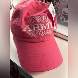 Proud Army Mom Pink Ball Cap NWT