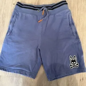 Psycho Bunny Liam Bal Harbour Blue Boys Shorts size 10/12