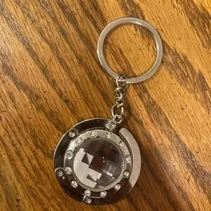 Purse Hanger Jeweled w/ Key Ring -NWOT