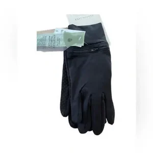 Quagga Green Label Black Gloves Sustainably Made Women’s NWT