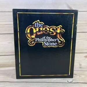 Quest Of Philosophers Stone 1986 Fantasy Board Games Gang 1st Edition - NO COINS