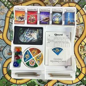 Quest Of Philosophers Stone 1986 Fantasy Board Games Gang 1st Edition - NO COINS