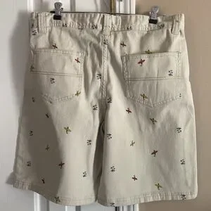 R. Society Men’s Beige Cotton Surfer Shorts Size 34