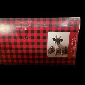 Rae Dunn Christmas Ornaments Glass LGBTQ Pride Choose Kindness Rainbow Heart New