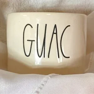 RAE DUNN Guacamole bowl. I also have the Salsa bowl too