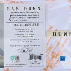 Rae Dunn Halloween Full Sheet Set Skeletons