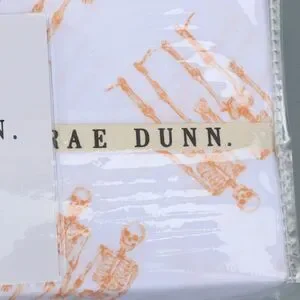 Rae Dunn Halloween Full Sheet Set Skeletons
