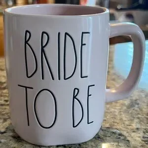 Rae Dunn Pink 'Bride to Be' Mug