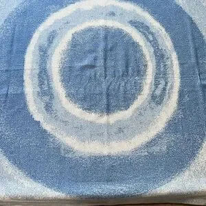 RAESHMI SILKSTORY Bamboo Blend Blue Throw Blanket-54”x 52”
