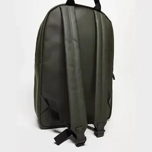 RAINS Waterproof Minimalist Functional 1284 Field Backpack In Hunter Green