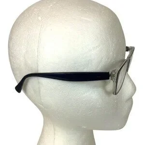 Ralph Lauren Eyeglasses RA7046 1226 Blue Rectangle Stripe Interior 49 17 135