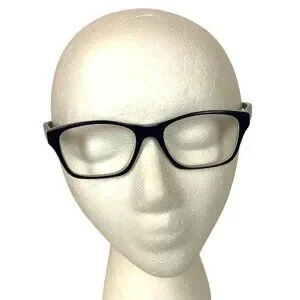 Ralph Lauren Eyeglasses RA7046 1226 Blue Rectangle Stripe Interior 49 17 135