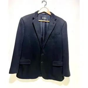 Ralph lauren knit blazer stretchy super casual black label sport businessman 42