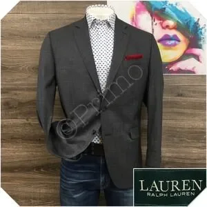 RALPH‎ LAUREN Mens Blazer Sport Coat Casual Jacket Size 42R Classic Wool Suit