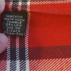 RALPH LAUREN POLO COUNTRY RED BUTTON DOWN PLAID FLANNEL SHIRT - XL