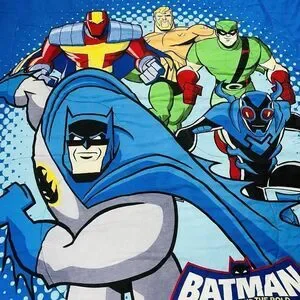 RARE Batman The Brave And The Bold Comforter TWIN 84 X 74 Quilt Bed Topper Heavy
