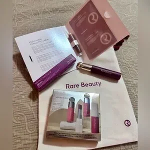 Rare Beauty Best Of Rare Beauty Lip & Cheek 4- Piece Set With Tinted Lip Oil LE