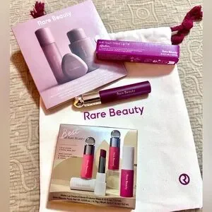 Rare Beauty Best Of Rare Beauty Lip & Cheek 4- Piece Set with Tinted Lip Oil LE