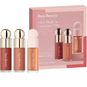 Rare Beauty By Selena Gomez Mini Blush And Luminize Trio Limited Edition NIB