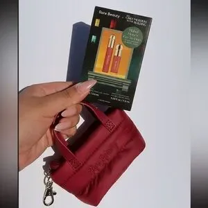 Rare Beauty Mini Keychain Tote & Mabel Mora’s Go-To Duo. Lmt Ed. NWT 