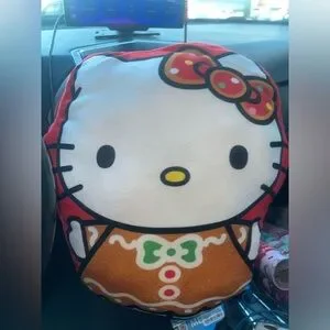 RARE HELLO KITTY GINGERBREAD CLOUD PILLOW STUFFY SQUISHY NEW WITH TAGS