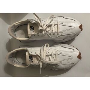 Rare New Balance® 327 Leather Sneakers In SEA SALT GUM Size 8.5