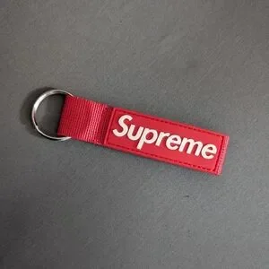 Rare Red Supreme Webbing Keychain